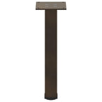 vidaXL Couchtischbeine 4 Stk. Naturstahl 42-44 cm Stahl