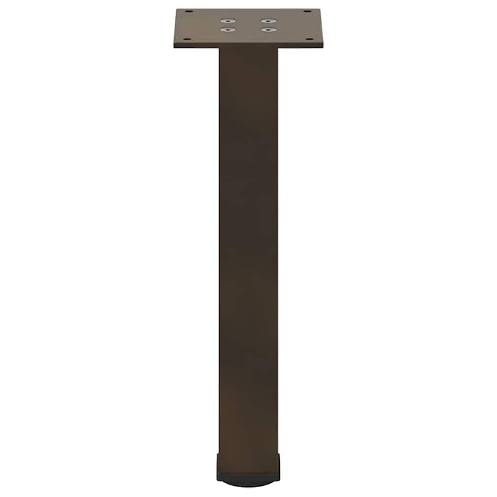 vidaXL Couchtischbeine 4 Stk. Naturstahl 42-44 cm Stahl