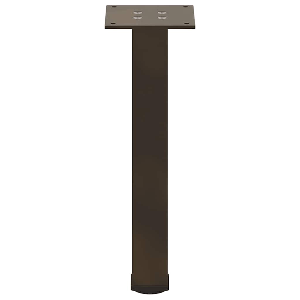 vidaXL Couchtischbeine 4 Stk. Naturstahl 42-44 cm Stahl