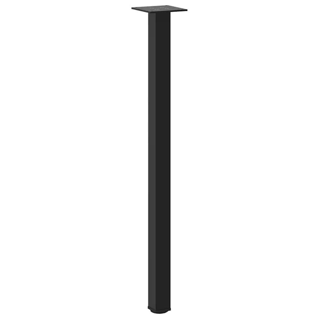 vidaXL Konsolentischbeine 4 Stk. Schwarz 72-74 cm Stahl