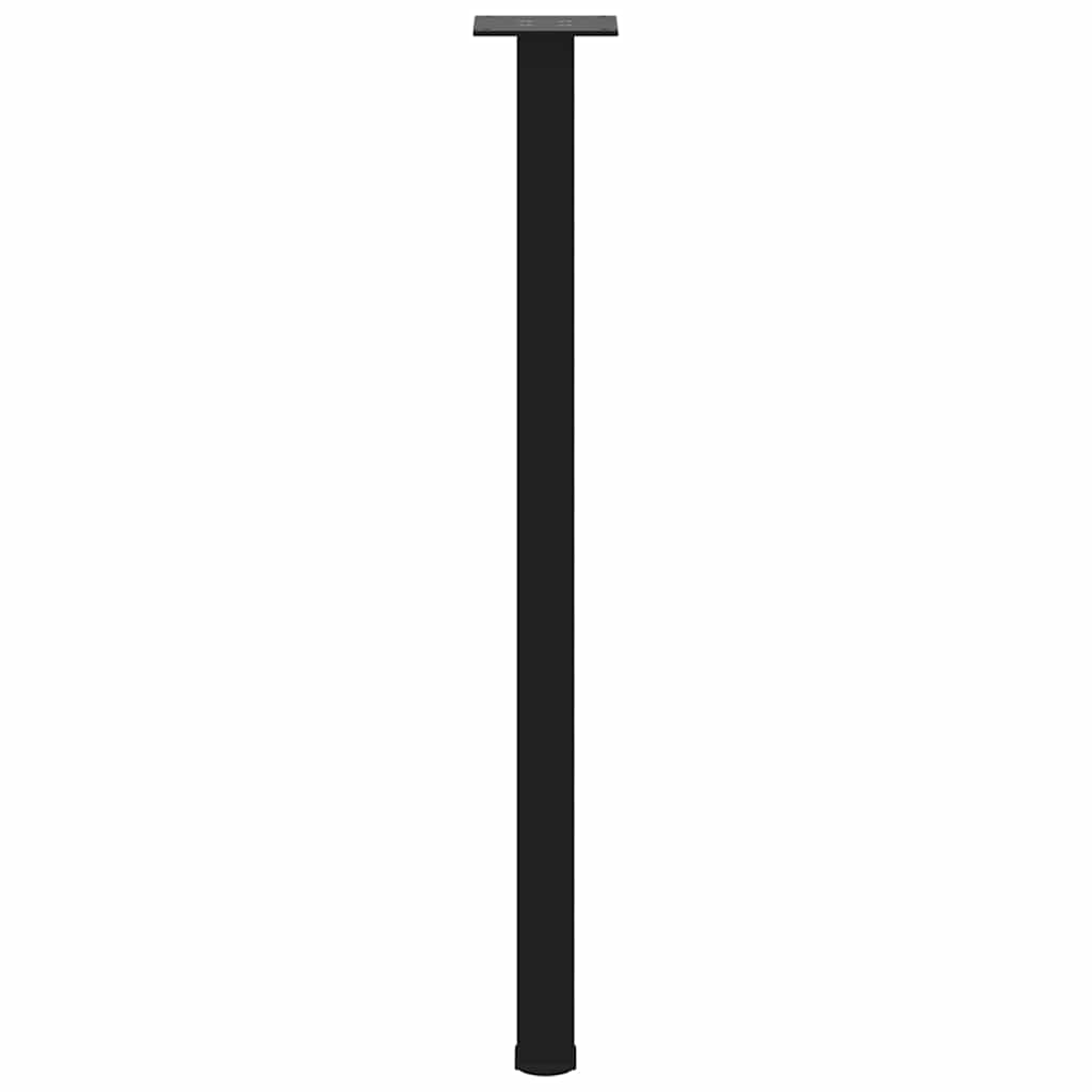 vidaXL Konsolentischbeine 4 Stk. Schwarz 72-74 cm Stahl