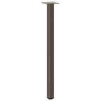 vidaXL Konsolentischbeine 4 Stk. Naturstahl 72-74 cm Stahl