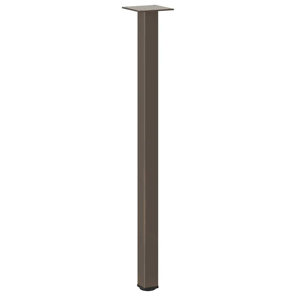 vidaXL Konsolentischbeine 4 Stk. Naturstahl 72-74 cm Stahl