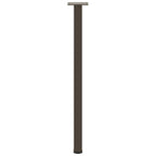 vidaXL Konsolentischbeine 4 Stk. Naturstahl 72-74 cm Stahl