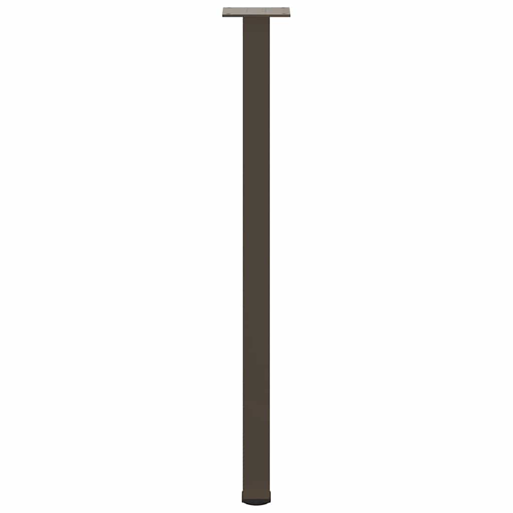 vidaXL Konsolentischbeine 4 Stk. Naturstahl 72-74 cm Stahl
