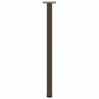 vidaXL Konsolentischbeine 4 Stk. Naturstahl 72-74 cm Stahl