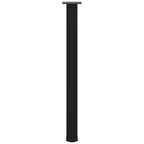 vidaXL Bartischbeine 4 Stk. Schwarz 90-92 cm Stahl