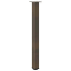 vidaXL Bartischbeine 4 Stk. Naturstahl 90-92 cm Stahl