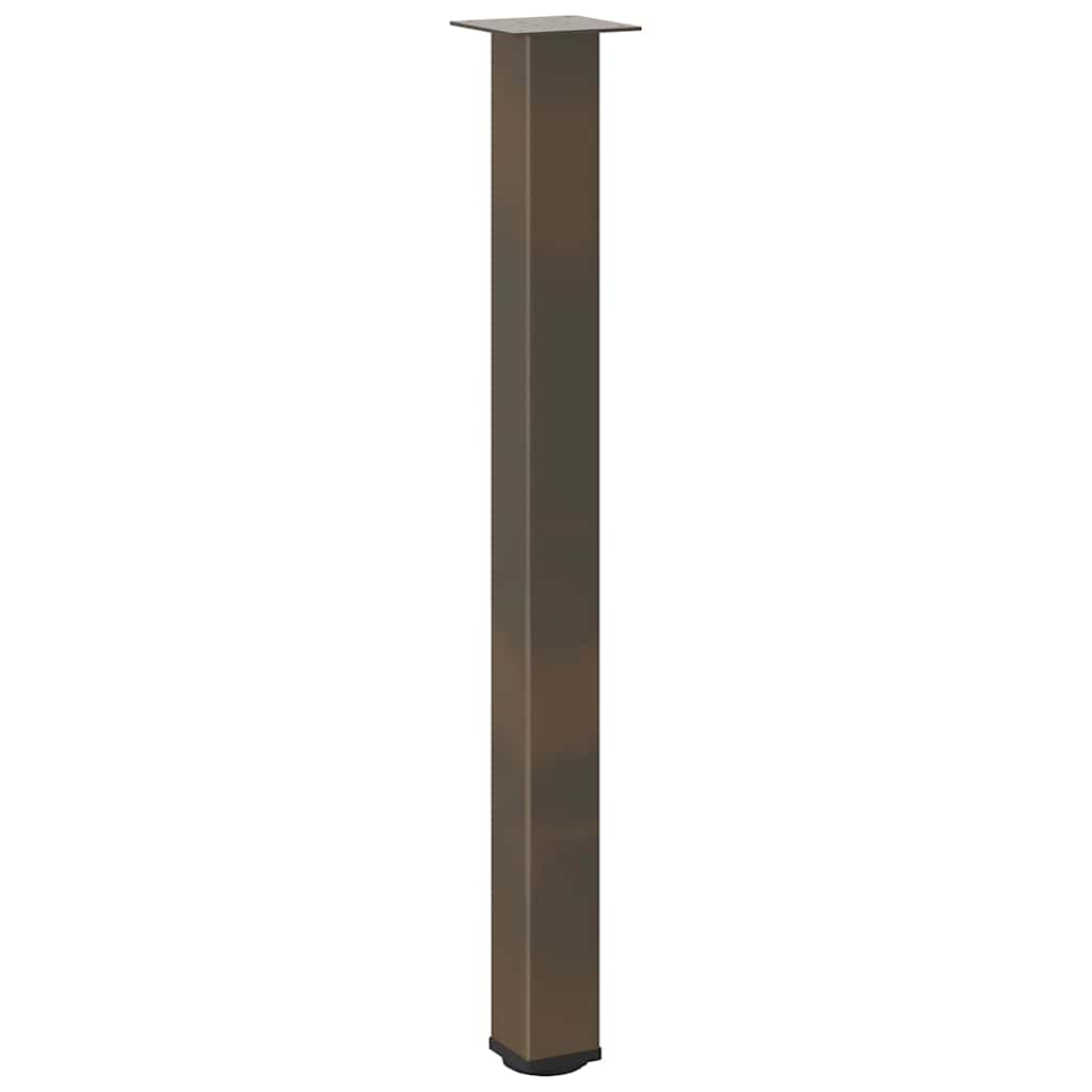 vidaXL Bartischbeine 4 Stk. Naturstahl 90-92 cm Stahl