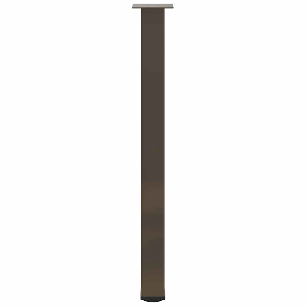 vidaXL Bartischbeine 4 Stk. Naturstahl 90-92 cm Stahl