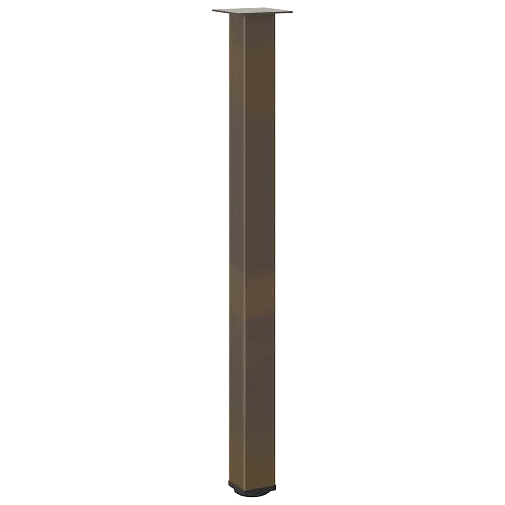 vidaXL Bartischbeine 4 Stk. Naturstahl 110-112 cm Stahl