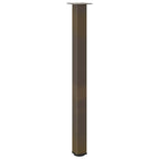 vidaXL Bartischbeine 4 Stk. Naturstahl 110-112 cm Stahl