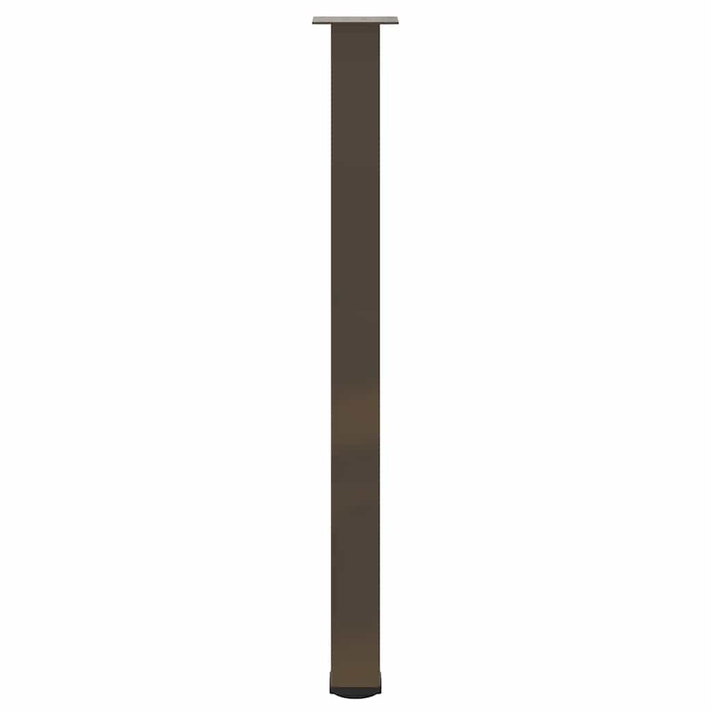 vidaXL Bartischbeine 4 Stk. Naturstahl 110-112 cm Stahl