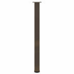 vidaXL Bartischbeine 4 Stk. Naturstahl 110-112 cm Stahl