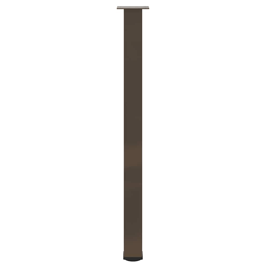 vidaXL Bartischbeine 4 Stk. Naturstahl 110-112 cm Stahl