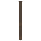 vidaXL Bartischbeine 4 Stk. Naturstahl 110-112 cm Stahl