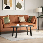 vidaXL Couchtischbeine 4 Stk. Schwarz 30 cm Stahl