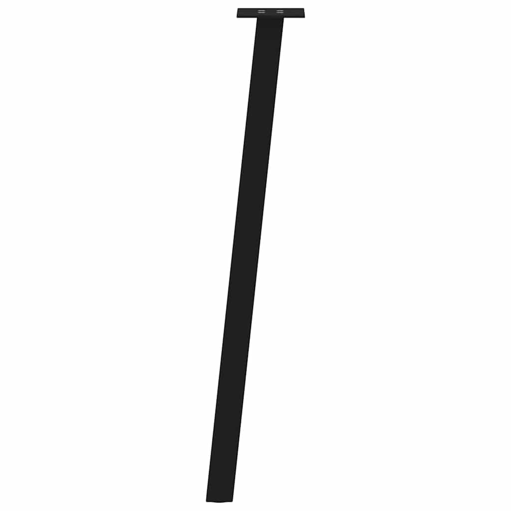 vidaXL Konsolentischbeine 4 Stk. Schwarz 72 cm Stahl