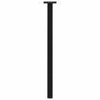 vidaXL Konsolentischbeine 4 Stk. Schwarz 72 cm Stahl