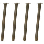 vidaXL Konsolentischbeine 4 Stk. Naturstahl 72 cm Stahl