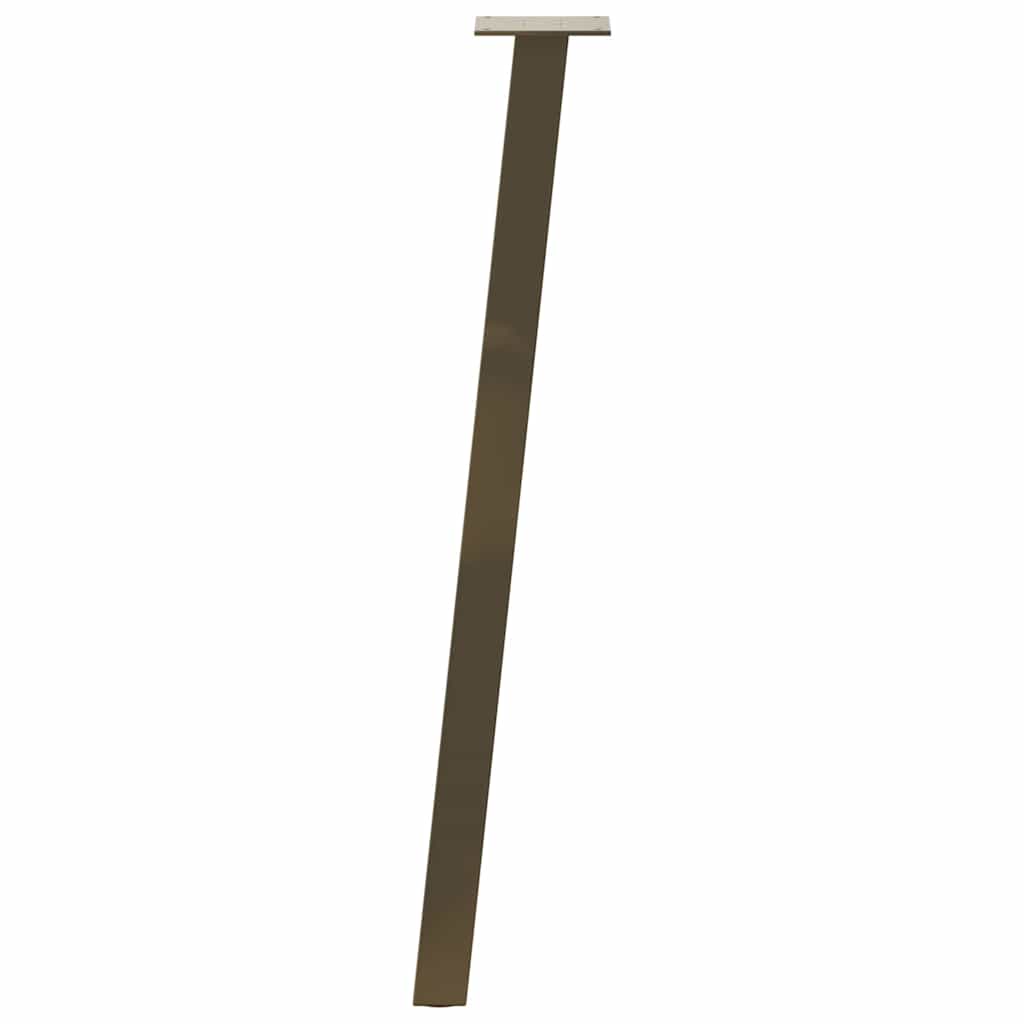 vidaXL Konsolentischbeine 4 Stk. Naturstahl 72 cm Stahl