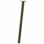 vidaXL Konsolentischbeine 4 Stk. Naturstahl 72 cm Stahl