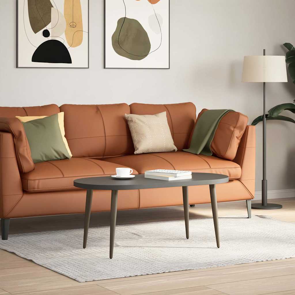 vidaXL Couchtisch Beine Konische Form 4 Stück Naturstahl 30-31cm Stahl