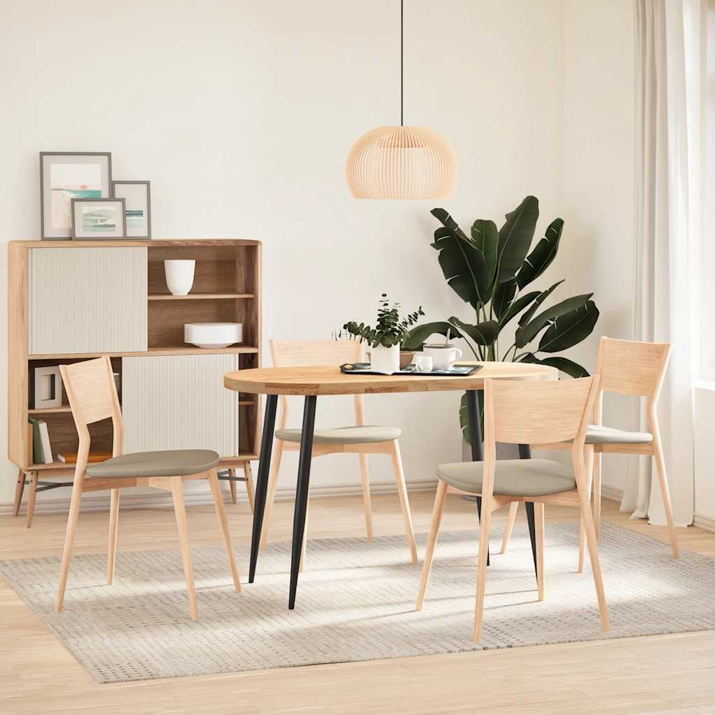 vidaXL Konsolentischbeine Konische Form 4 Stk. Schwarz 72-73 cm Stahl