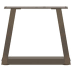 vidaXL Couchtischbeine V-Form 2 Stück Naturstahl 30x(30-31,3) cm Stahl