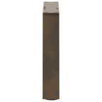 vidaXL Couchtischbeine V-Form 2 Stück Naturstahl 30x(30-31,3) cm Stahl