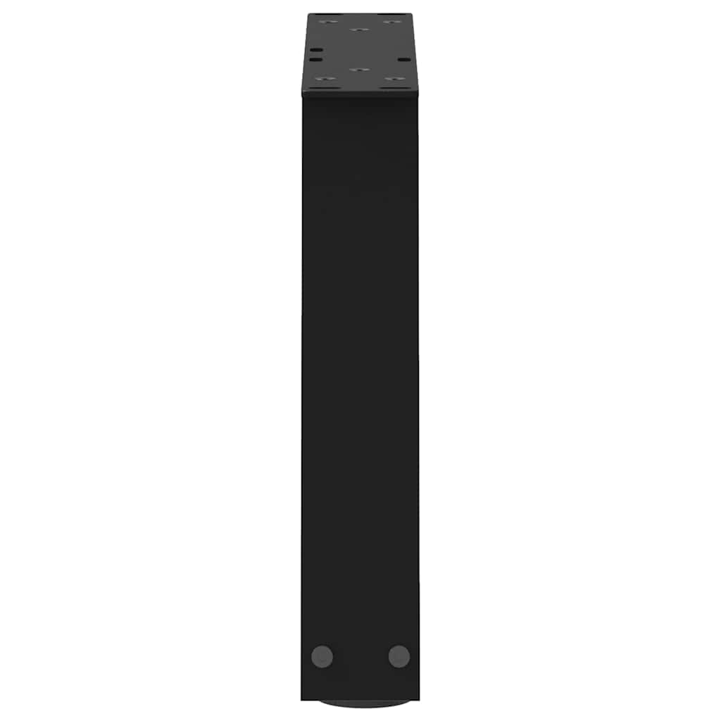 vidaXL Couchtischbeine V-Form 2 Stück Schwarz 40x(30-31,3) cm Stahl
