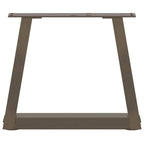 vidaXL Couchtischbeine V-Form 2 Stück Naturstahl 40x(30-31,3) cm Stahl
