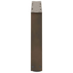 vidaXL Couchtischbeine V-Form 2 Stück Naturstahl 60x(30-31,3) cm Stahl