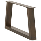 vidaXL Couchtischbeine V-Form 2 Stück Naturstahl 70x(30-31,3) cm Stahl