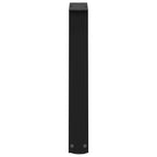 vidaXL Couchtischbeine V-Form 2 Stück Schwarz 38x(42-43,3) cm Stahl