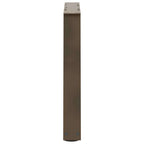 vidaXL Couchtischbeine V-Form 2 Stück Naturstahl 50x(42-43,3) cm Stahl