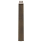 vidaXL Couchtischbeine V-Form 2 Stück Naturstahl 60x(42-43,3) cm Stahl