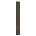 vidaXL Esstisch Beine V-Form 2 Stück Naturstahl 50x(72-73,3) cm Stahl