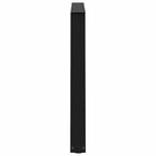 vidaXL Esstisch Beine V-Form 2 Stück Schwarz 90x(72-73,3) cm Stahl
