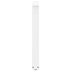 vidaXL Esstischbeine V-Form 2 Stück Weiß 90x(72-73,3) cm Stahl