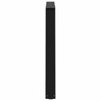 vidaXL Esstisch Beine V-Form 2 Stück Schwarz 100x(72-73,3) cm Stahl