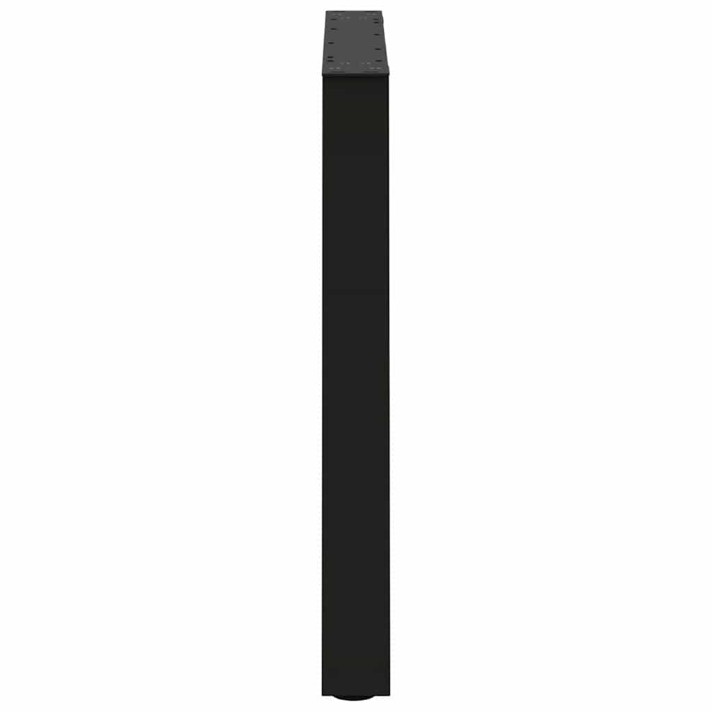 vidaXL Esstisch Beine V-Form 3 Stück Schwarz 80x(72-73,3) cm Stahl