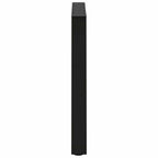 vidaXL Esstisch Beine V-Form 3 Stück Schwarz 80x(72-73,3) cm Stahl