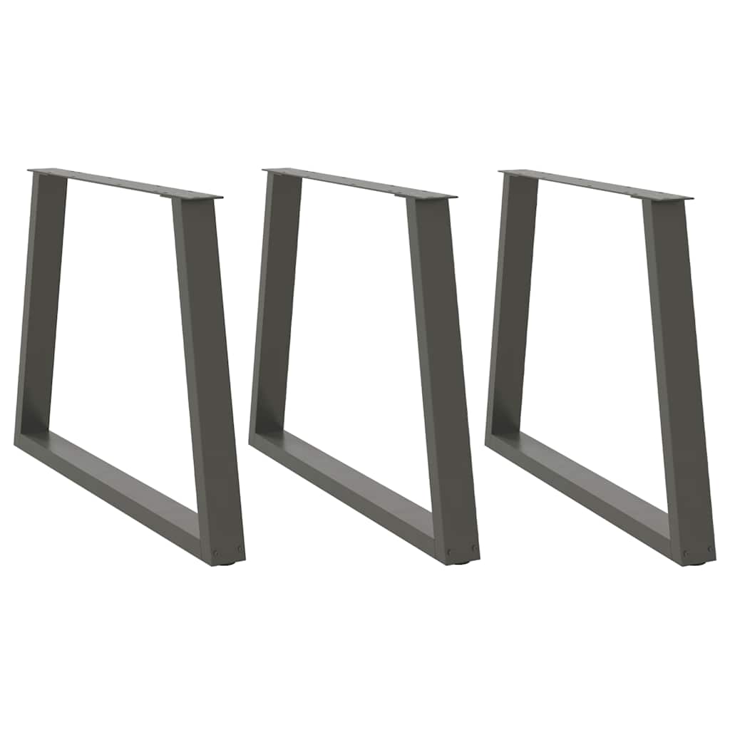 vidaXL Esstisch Beine V-Form 3 Stück Anthrazit 90x(72-73,3) cm Stahl