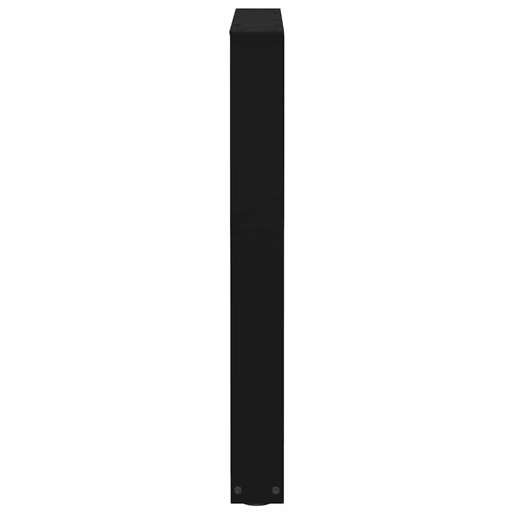 vidaXL Esstisch Beine V-Form 2 Stück Schwarz 60x(72-73,3) cm Stahl