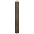 vidaXL Esstischbeine V-Form 2 Stück Naturstahl 60x(72-73,3) cm Stahl