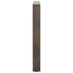 vidaXL Esstisch Beine V-Form 2 Stück Naturstahl 70x(72-73,3) cm Stahl