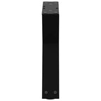 vidaXL Couchtischbeine 2 Stk. Schwarz 30x(30-31,3) cm Stahl