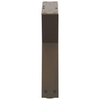 vidaXL Couchtischbeine 2 Stk. Naturstahl 30x(30-31,3) cm Stahl