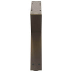 vidaXL Couchtischbeine 2 Stk. Naturstahl 50x(30-31,3) cm Stahl